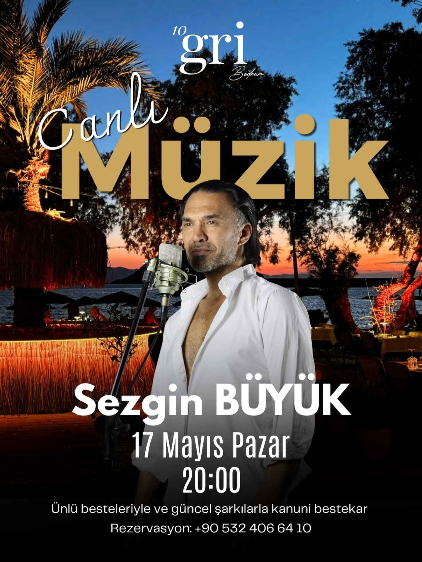 Sezgin Büyük – Canlı Müzik Etkinlik afişi