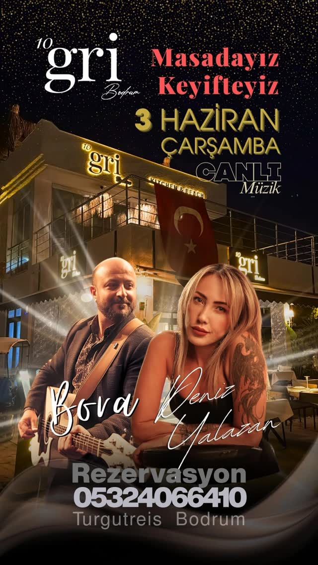 Bova & Deniz Yalazan - Canlı Müzik Etkinlik afişi