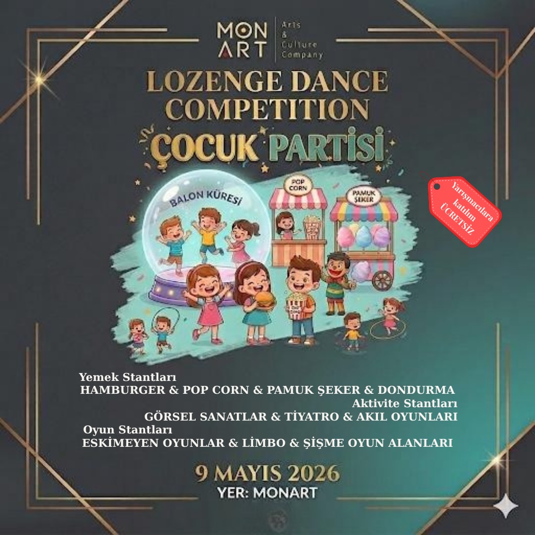Lozenge Dance Competition - Çocuk Partisi Etkinlik afişi