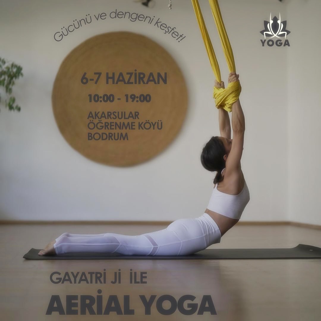 Gayatri Ji — Aerial Yoga Etkinlik afişi