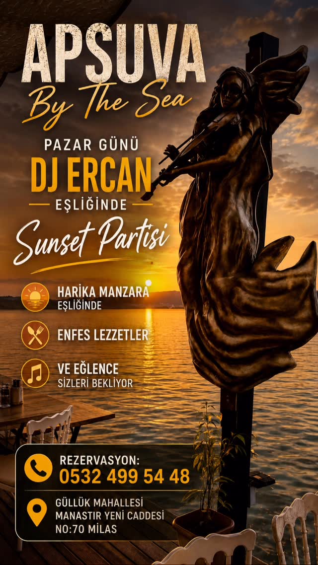 Sunset Partisi - DJ Ercan Etkinlik afişi