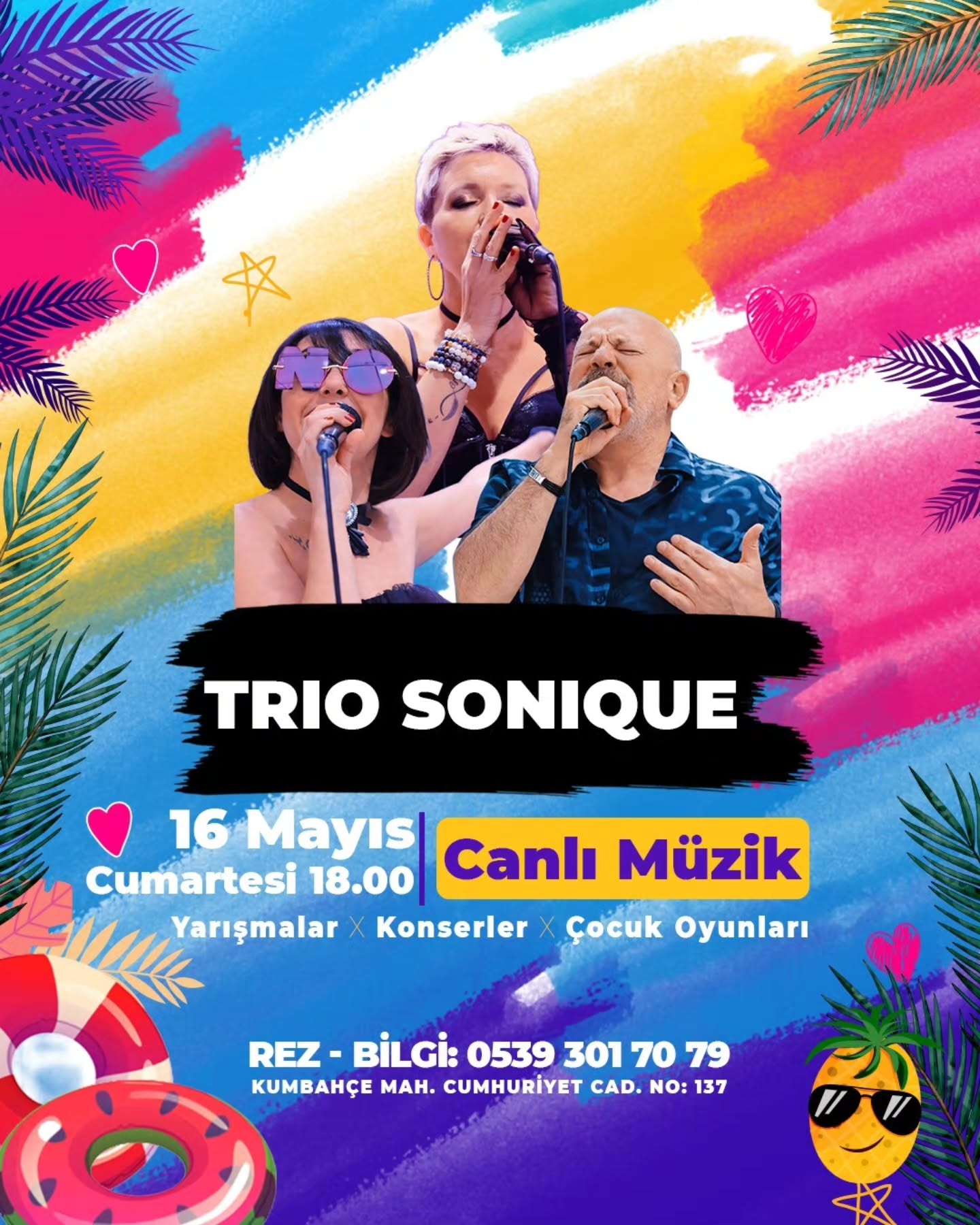 Trio Sonique — Canlı Müzik Etkinlik afişi