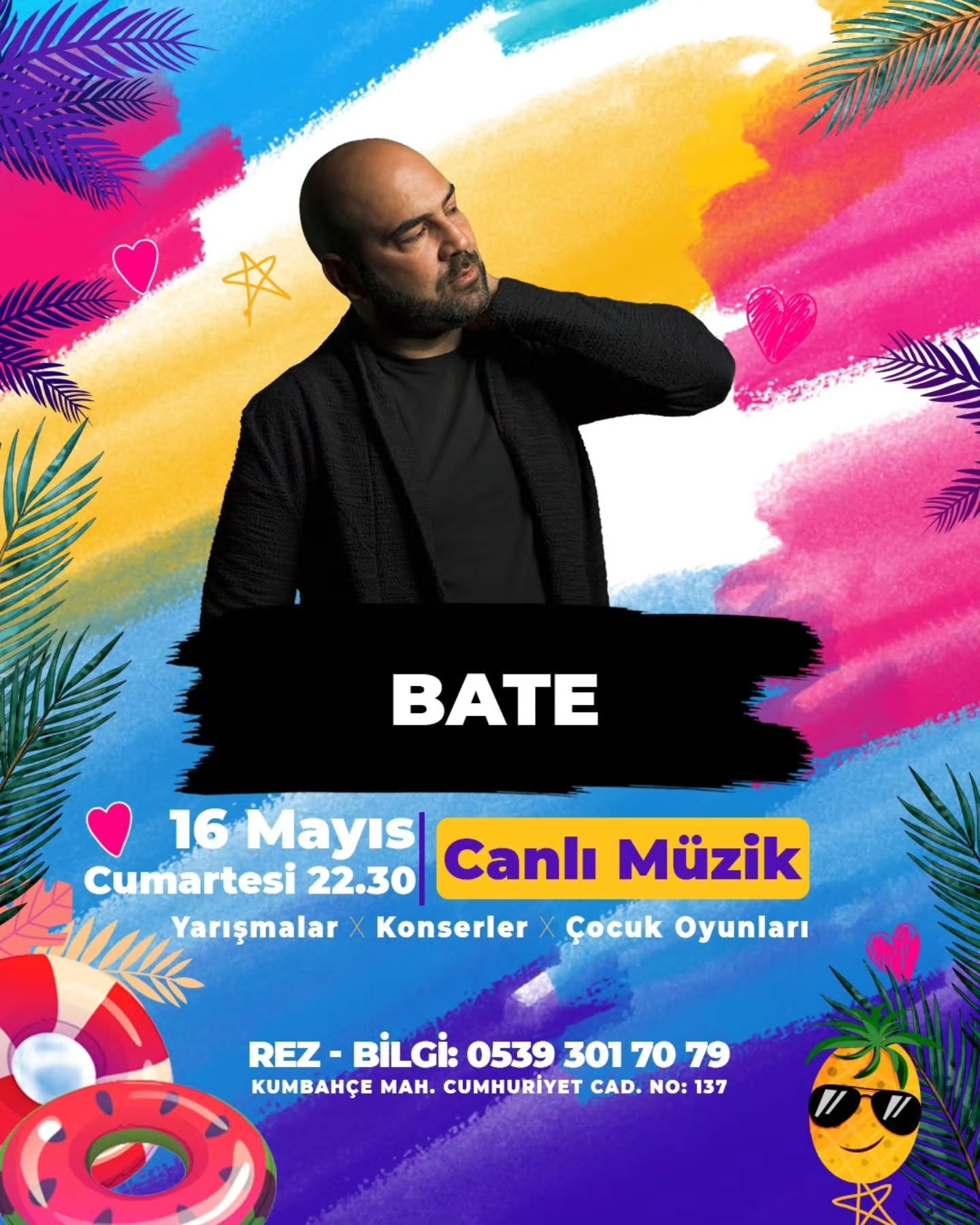 Bate — Canlı Müzik Etkinlik afişi