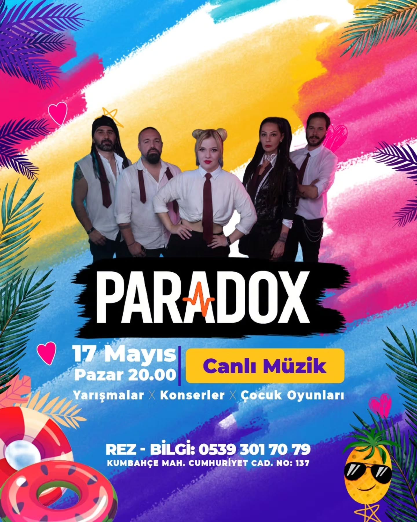Paradox - Canlı Müzik Etkinlik afişi