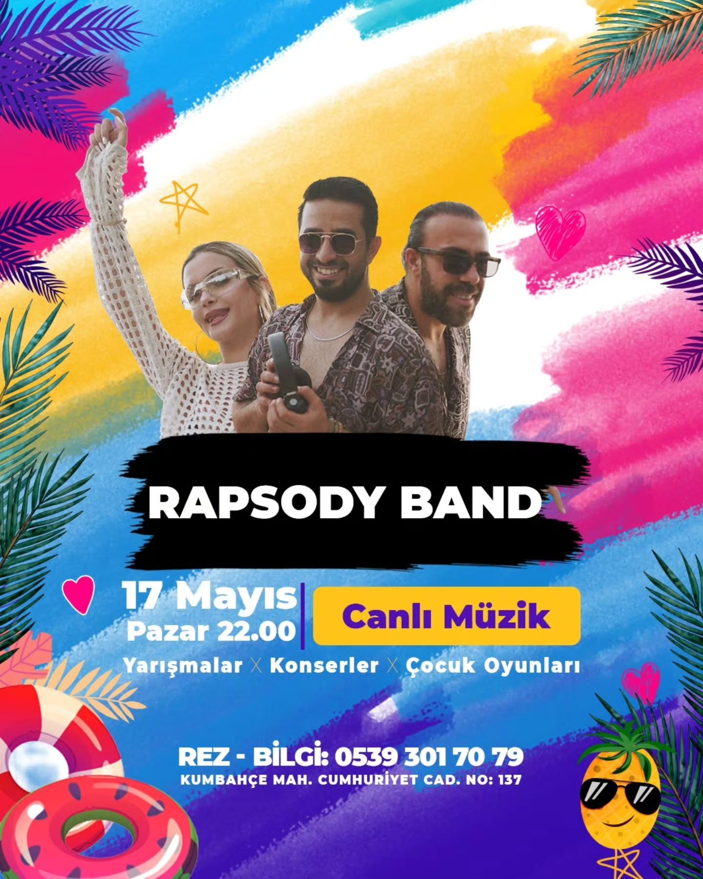 Rapsody Band - Canlı Müzik Etkinlik afişi