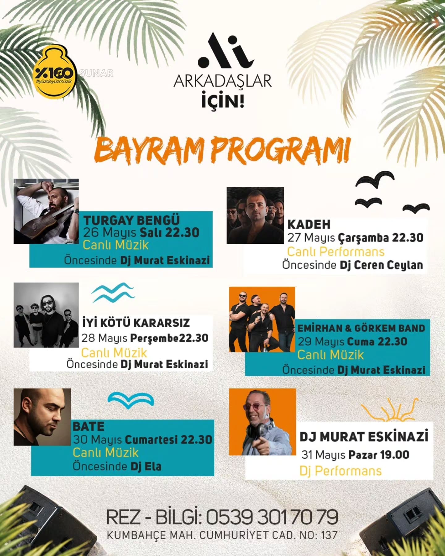 DJ Murat Eskinazi Etkinlik afişi