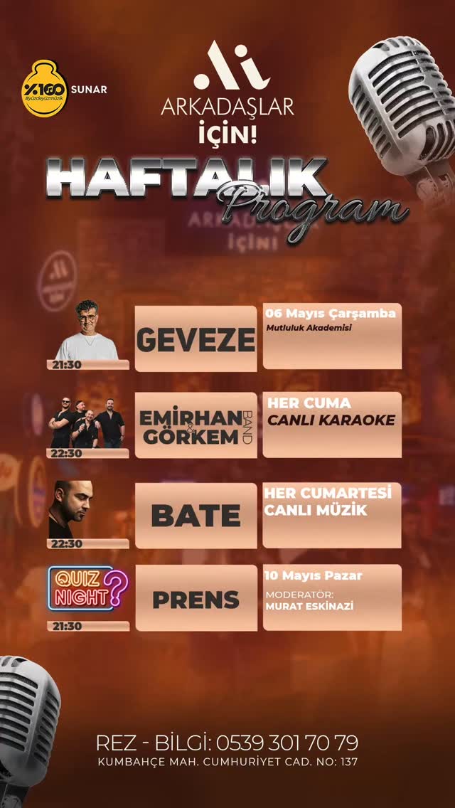 Prens — Quiz Gecesi Etkinlik afişi