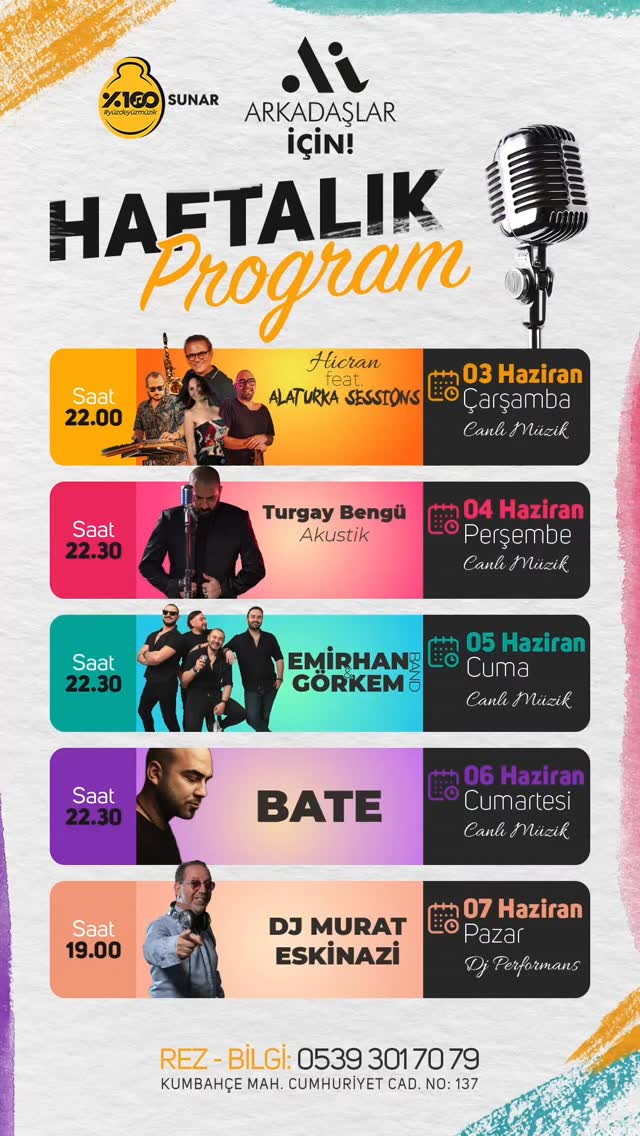 Turgay Bengü — Arkadaşlar İçin Bar Etkinlik afişi
