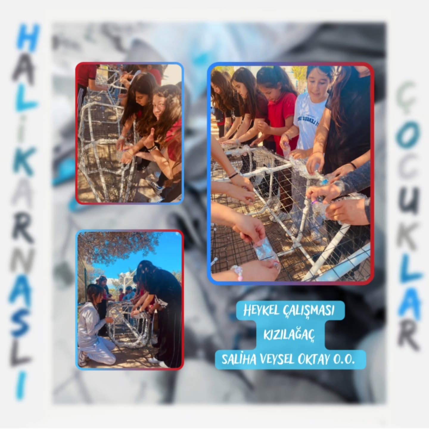 Halikarnaslı Çocuklar Kızılağaç 1. Sanat Şenliği Etkinlik afişi