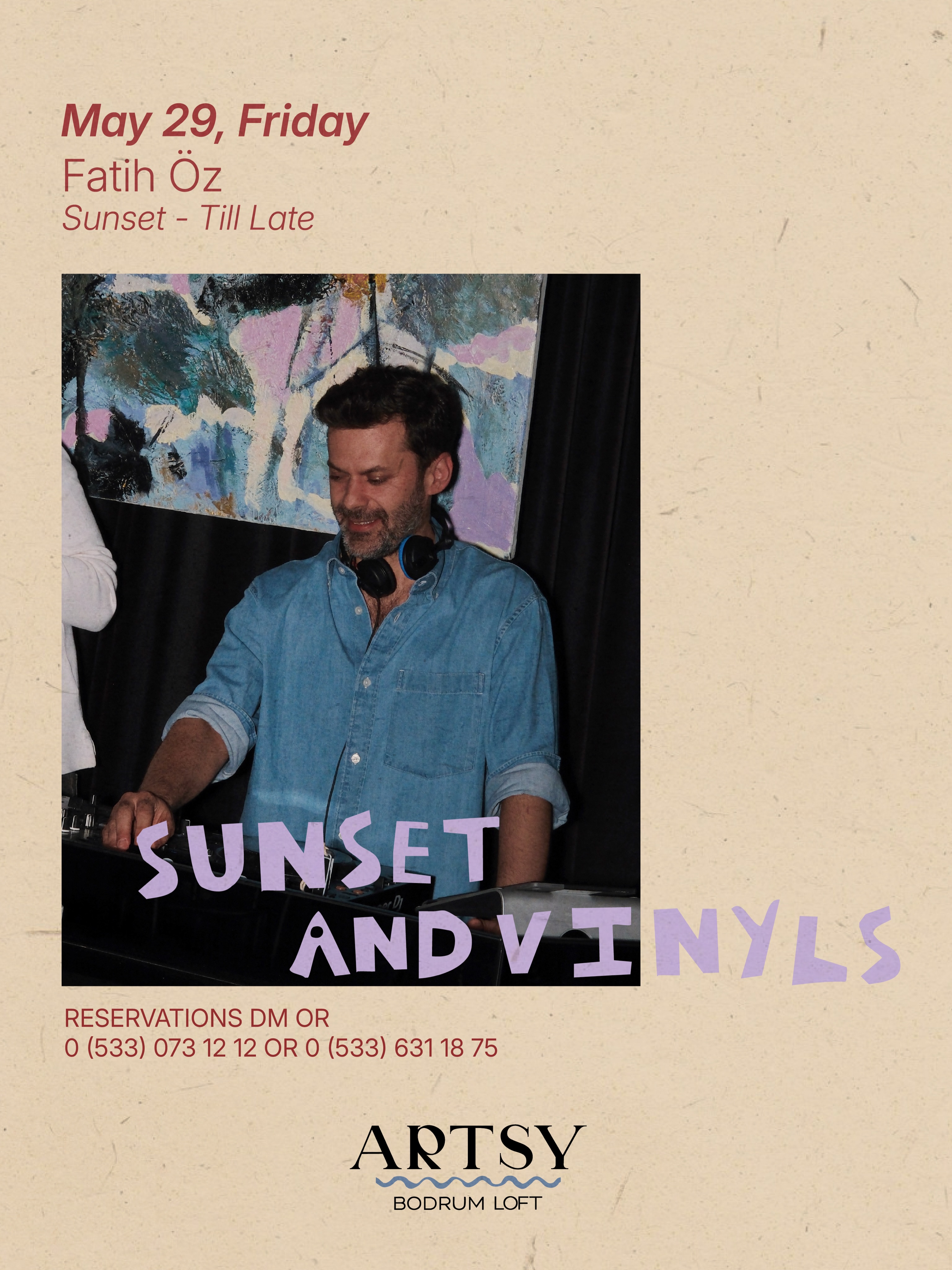 Fatih Öz — Sunset Etkinlik afişi