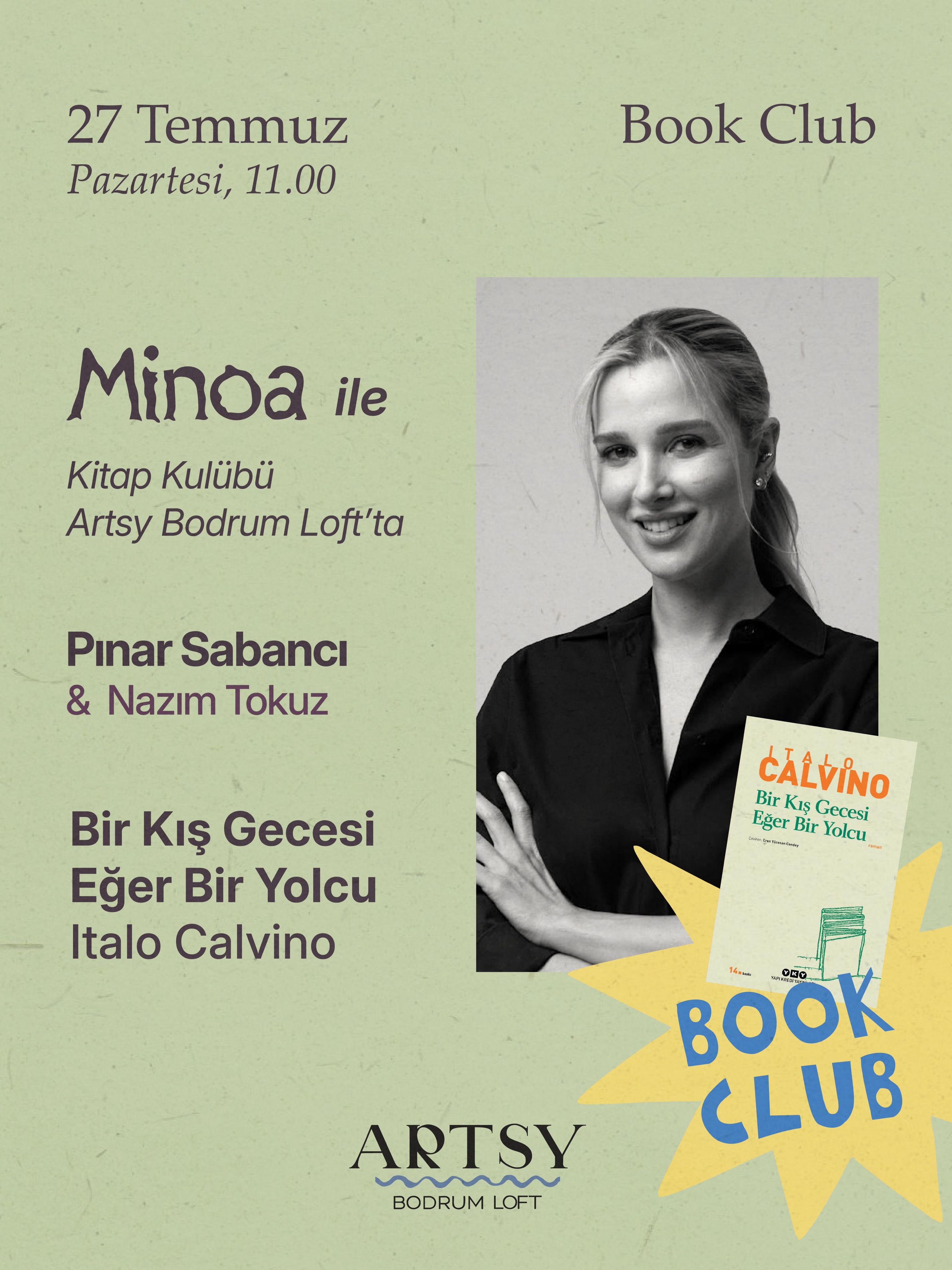 Pınar Sabancı & Nazım Tokuz — Kitap Kulübü