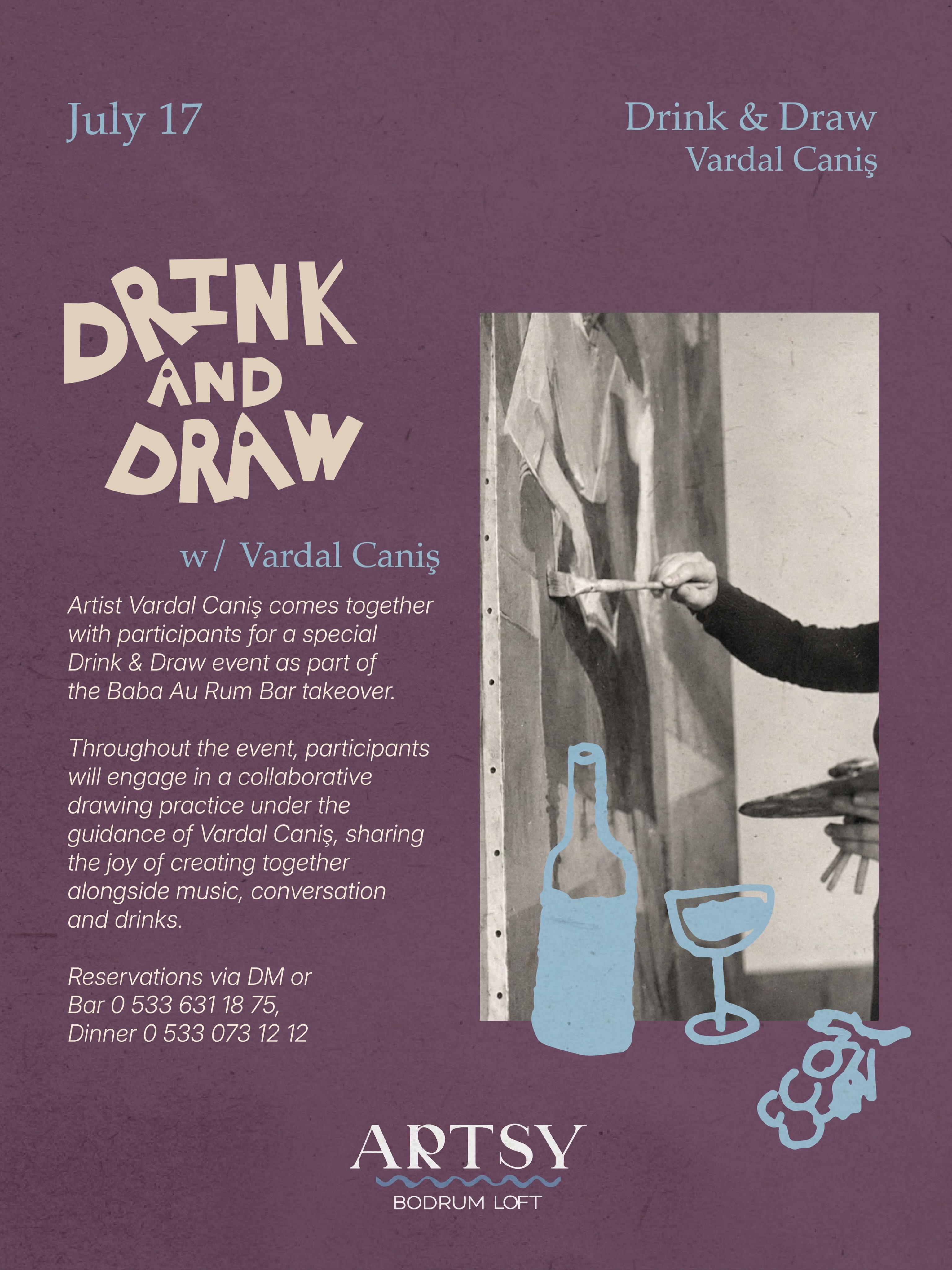 Vardal Caniş — Drink & Draw