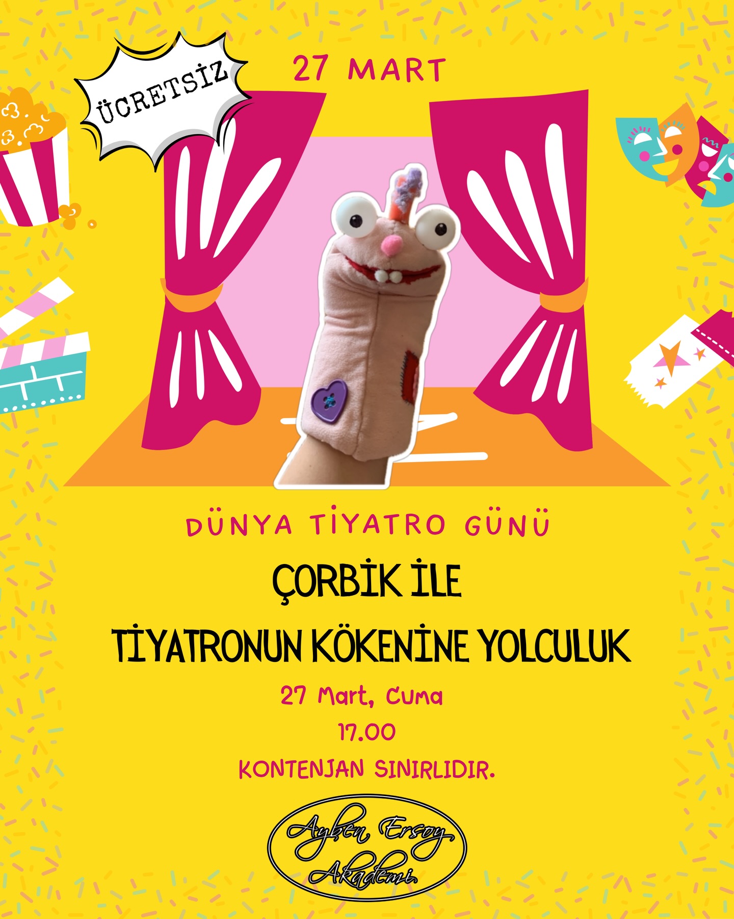 A Journey to the Origins of Theatre with Çorbik Event poster