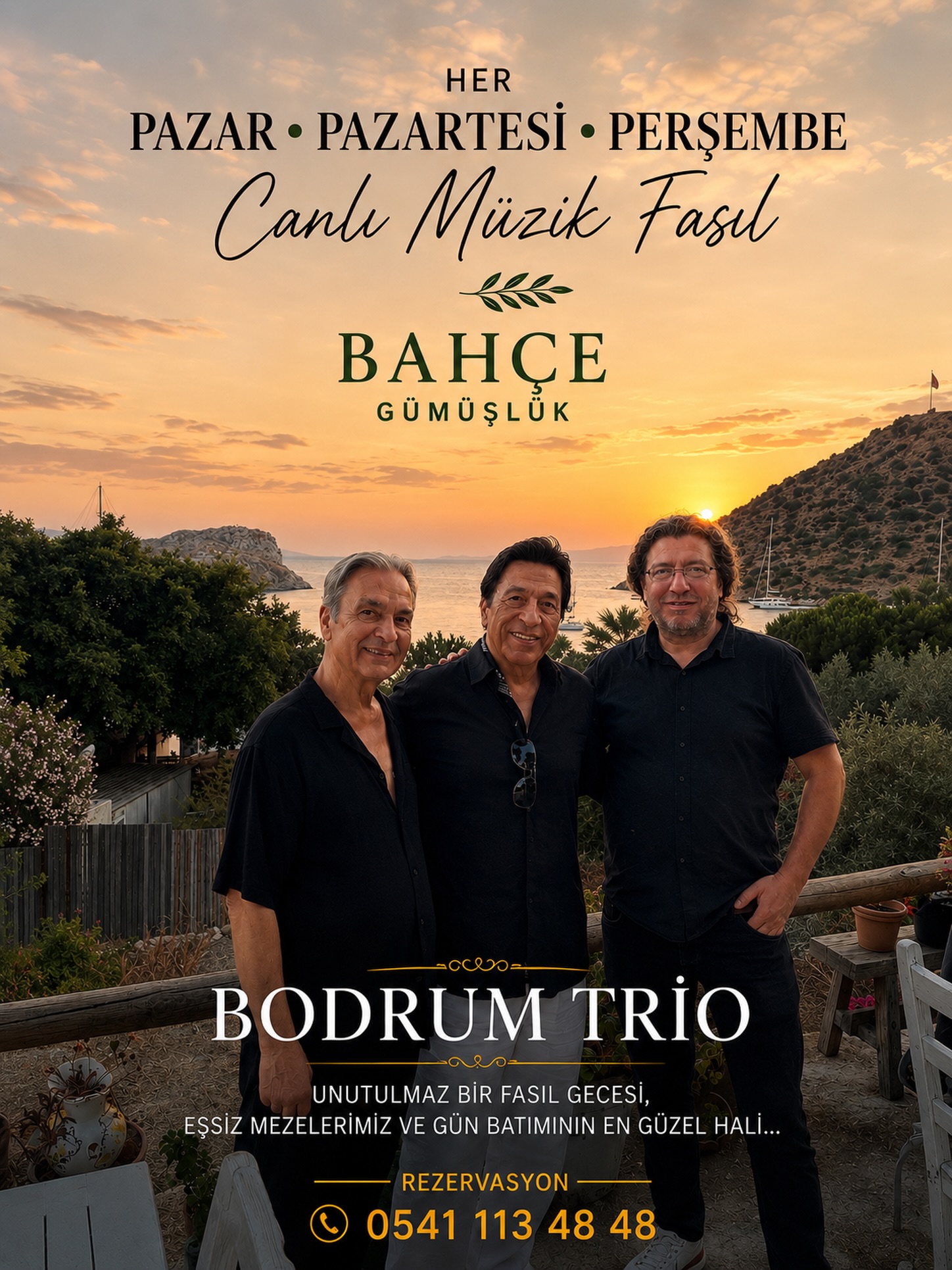 Bodrum Trio — Fasıl Gecesi Etkinlik afişi