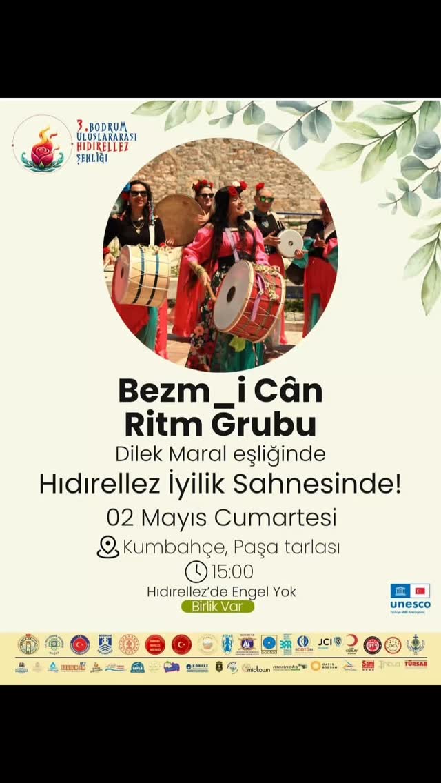 Bezm İcan Ritm Grubu Etkinlik afişi