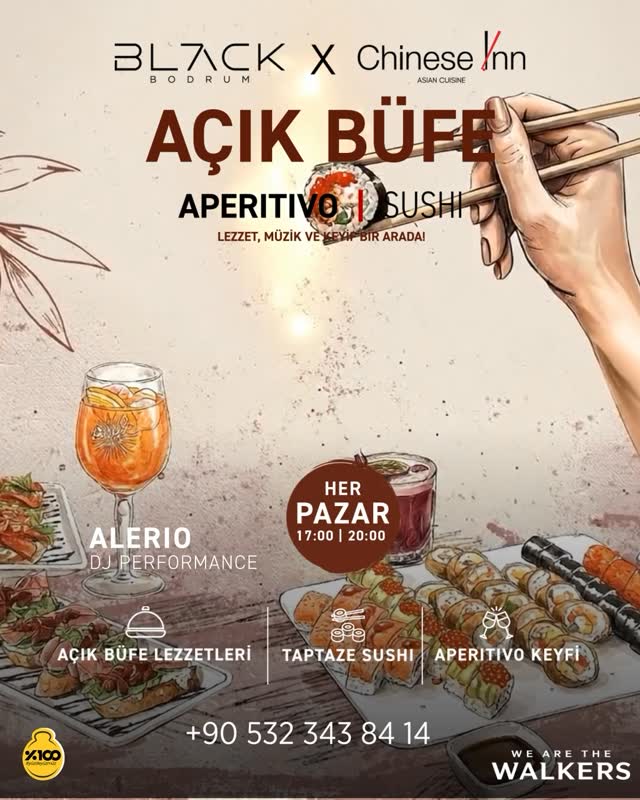 Alerio — Aperitivo & Sushi Etkinlik afişi