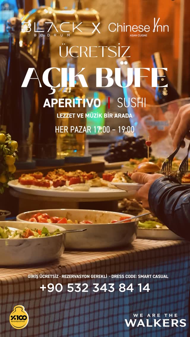 Açık Büfe Aperitivo & Sushi Etkinlik afişi