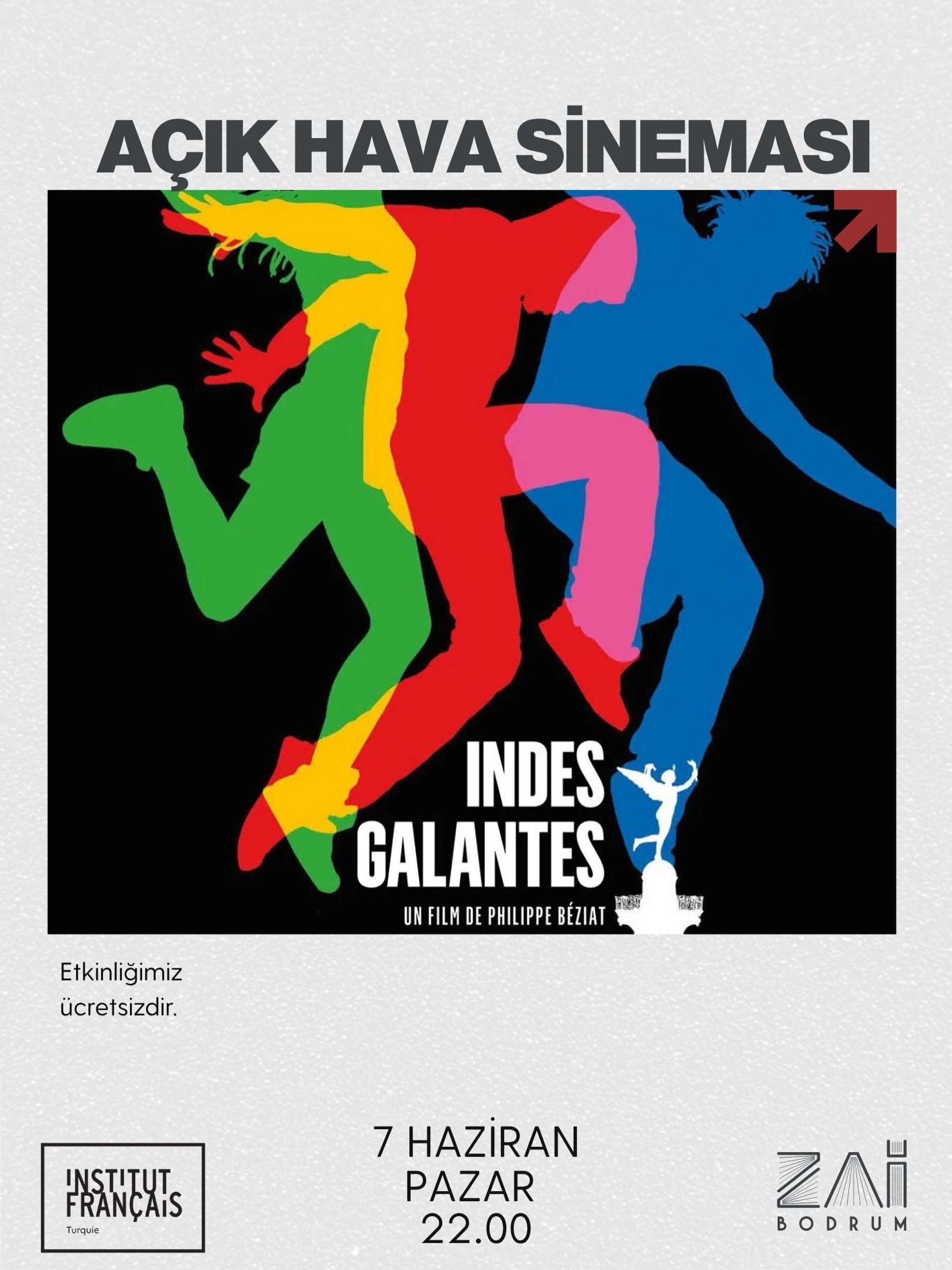 Indes Galantes (Açık Hava Sineması) Etkinlik afişi