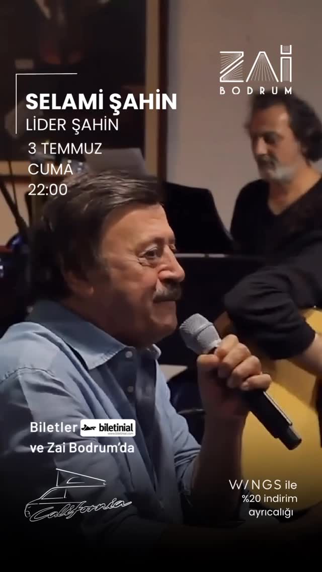 Selami Şahin – Zai Nostalji Gecesi Etkinlik afişi
