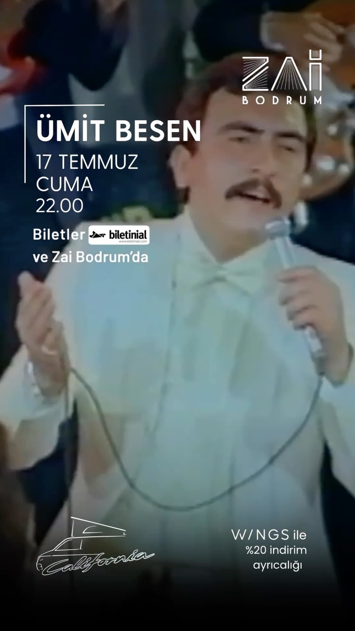 Nostalji Geceleri — Ümit Besen Etkinlik afişi