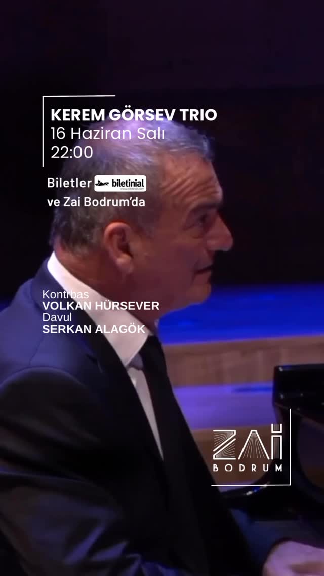 Kerem Görsev Trio Etkinlik afişi