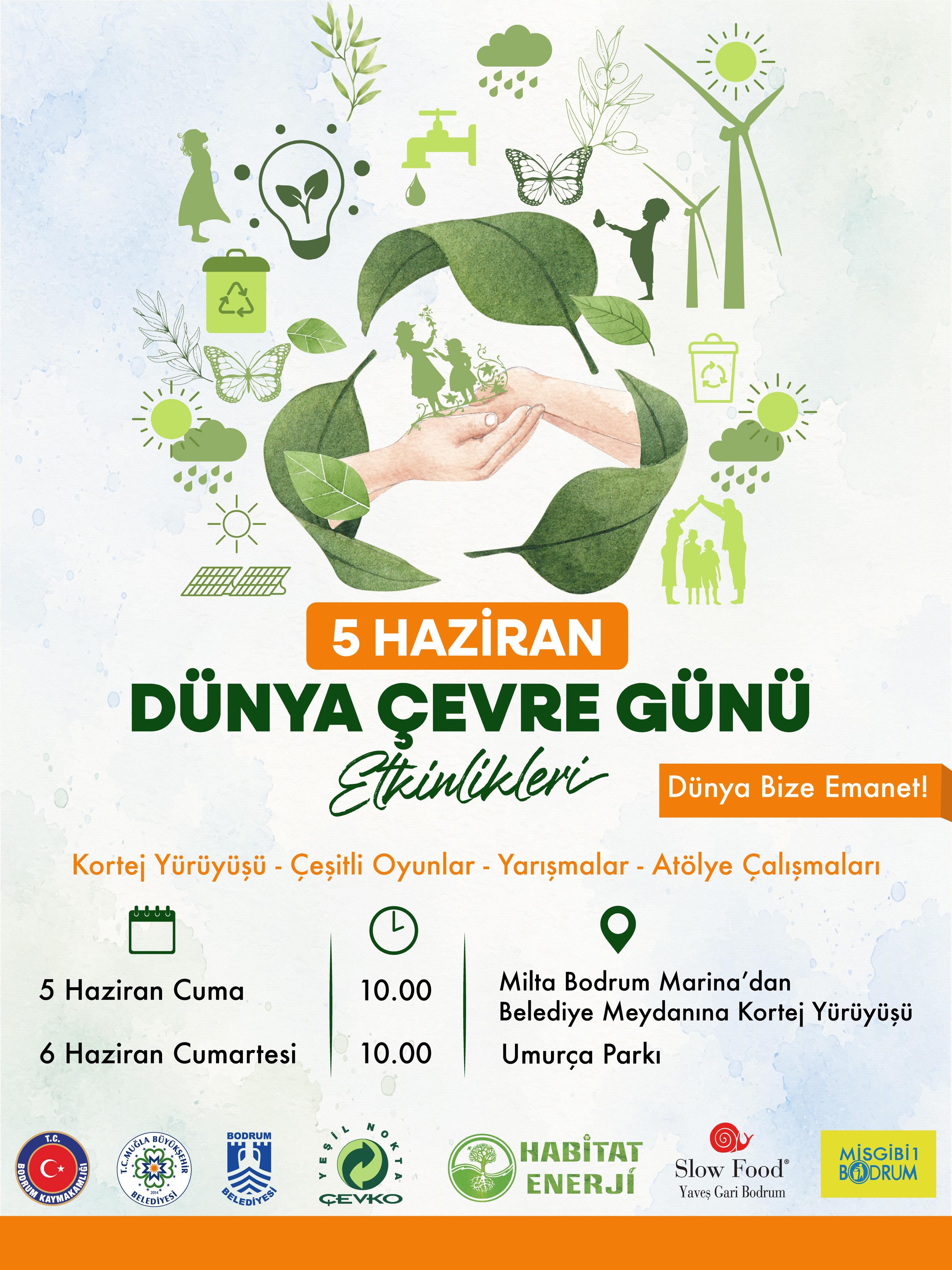 Dünya Çevre Günü Etkinlikleri — Umurça Parkı Etkinlik afişi