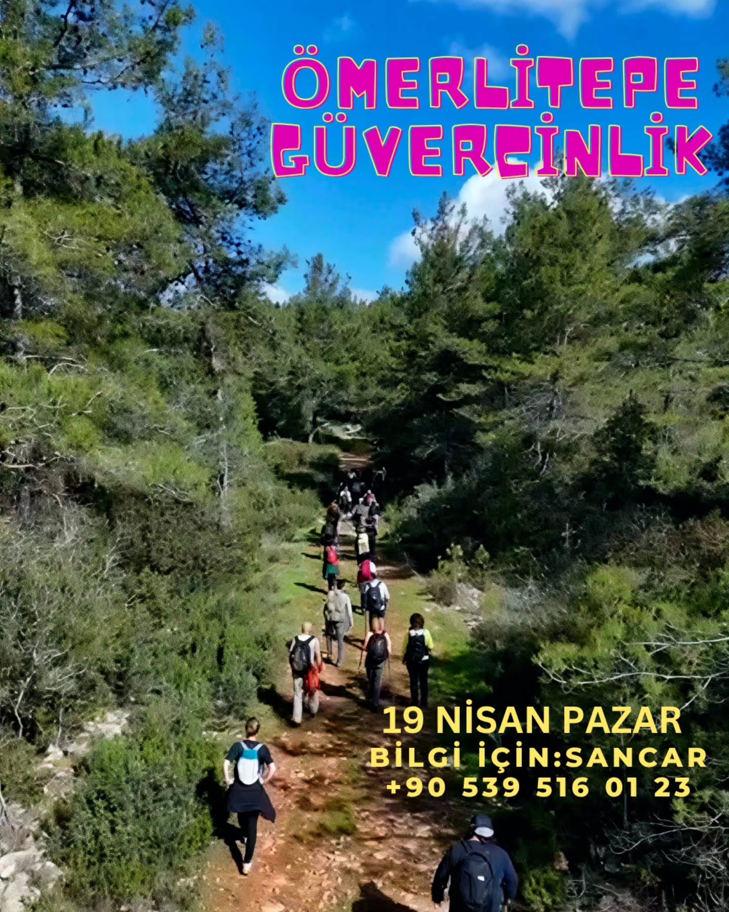 Ömerlitepe — Güvercinlik Yürüyüşü Etkinlik afişi