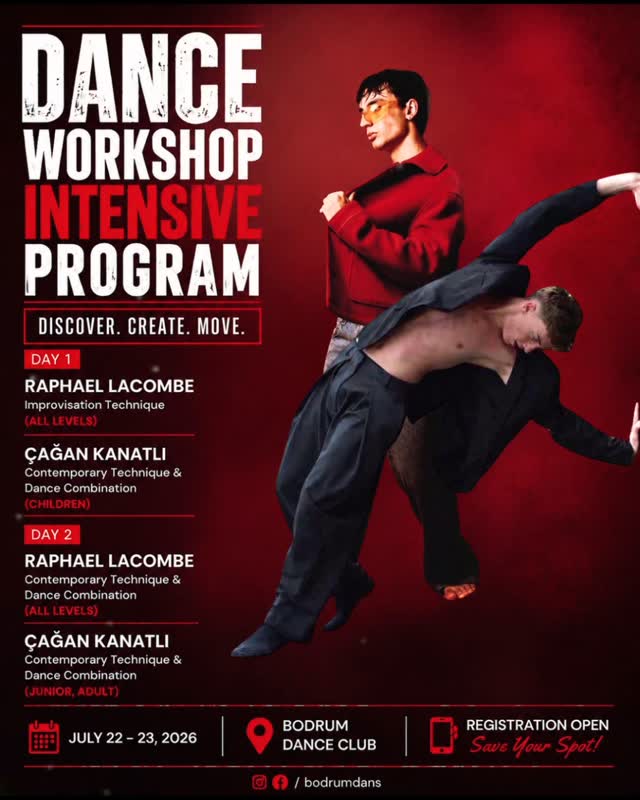 Dance Workshop Intensive Program — 1. Gün