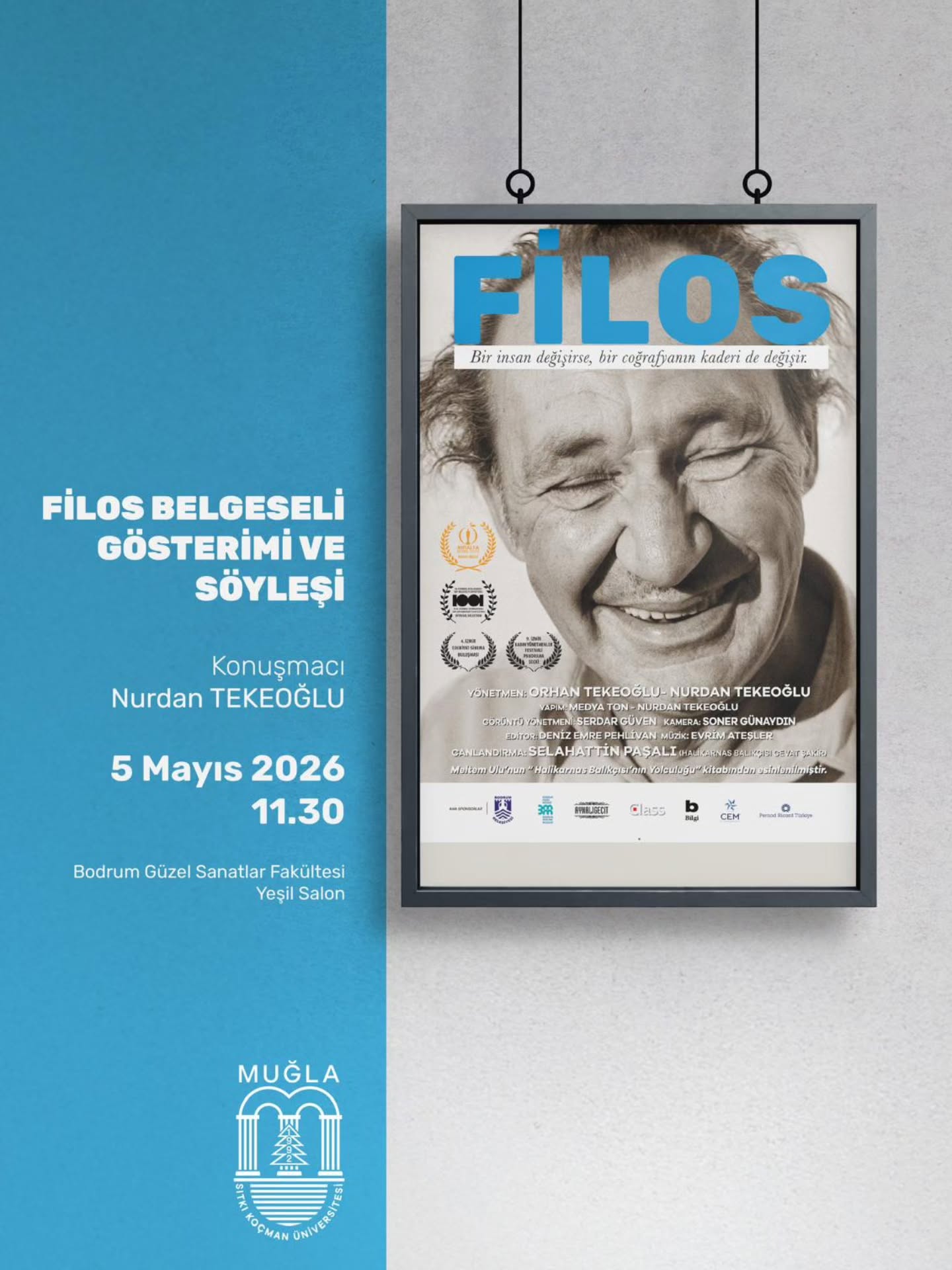 Nurdan TEKEOĞLU - Filos Belgeseli Gösterimi ve Söyleşi Etkinlik afişi