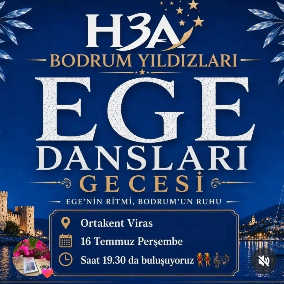 H3A — Ege Dansları Gecesi Etkinlik afişi