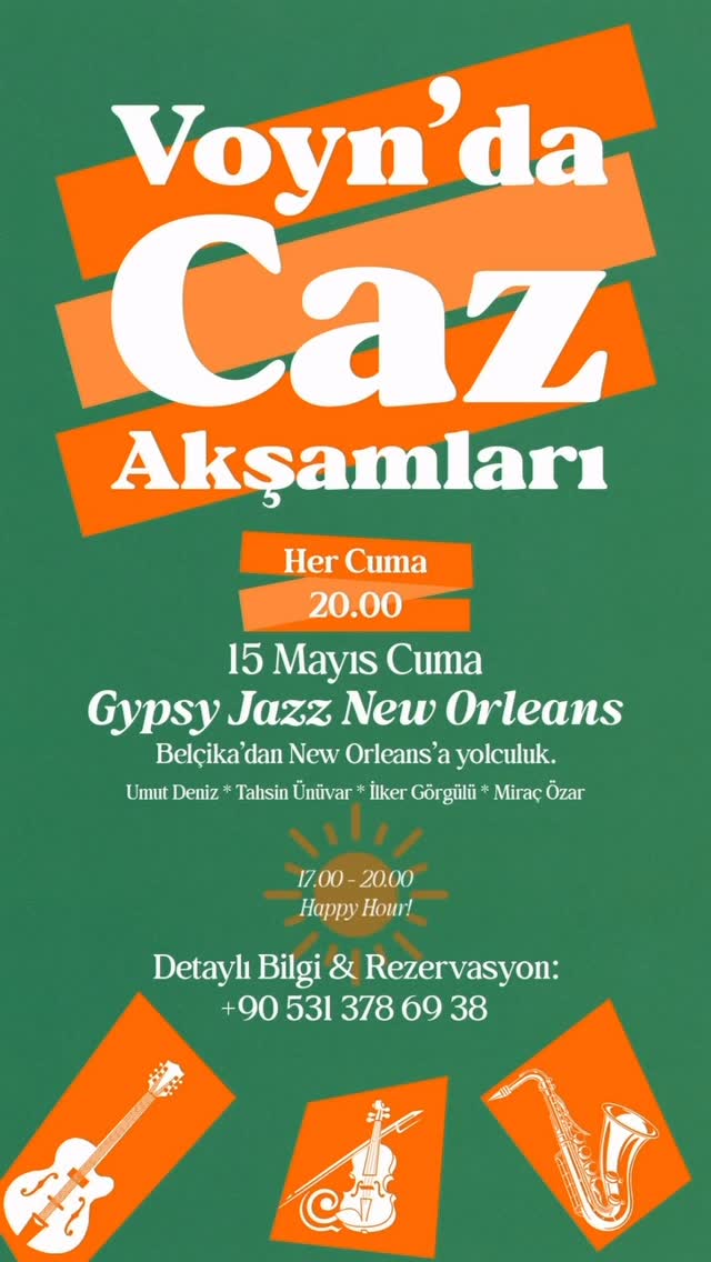 Gypsy Jazz New Orleans Etkinlik afişi