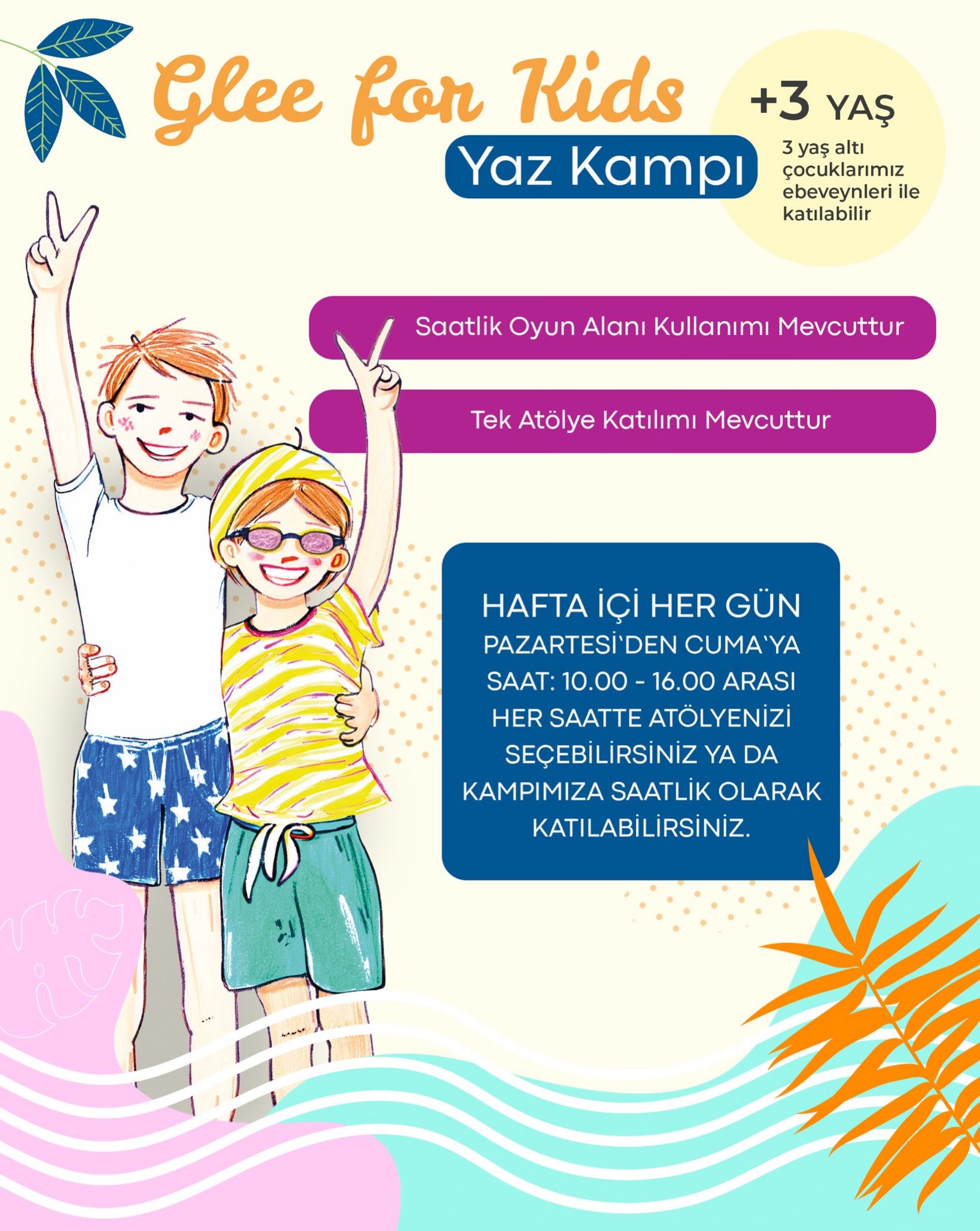 Glee For Kids Yaz Kampı Etkinlik afişi