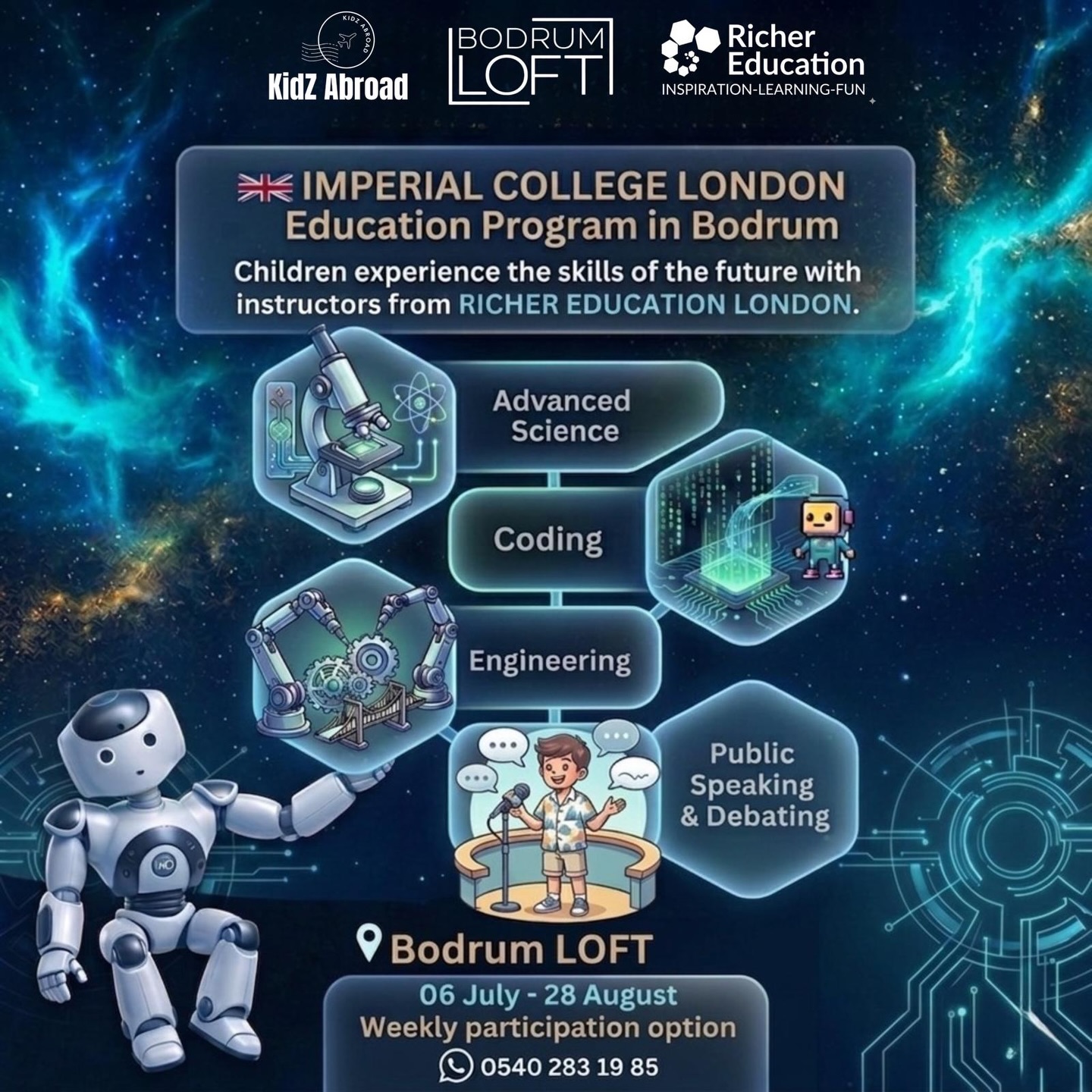 Imperial College London — Yaz Eğitim Programı Etkinlik afişi