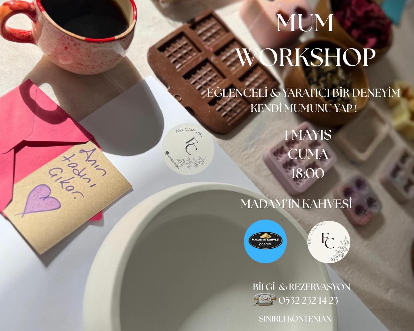 Mum Atölyesi Etkinlik afişi