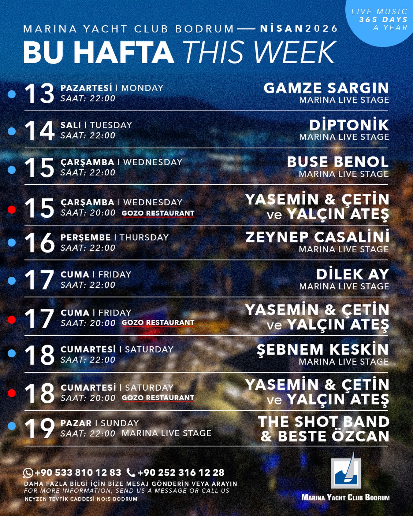 Yasemin & Çetin ve Yalçın Ateş Etkinlik afişi