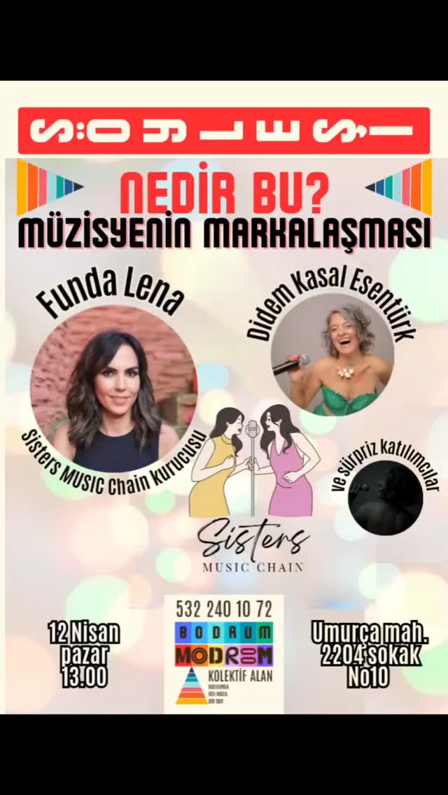 Müzisyenin Markalaşması — Funda Lena Etkinlik afişi