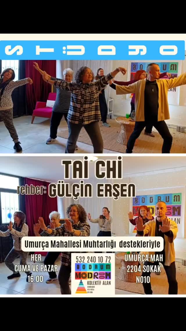 Tai Chi Kursu — Gülçin Erşen Etkinlik afişi