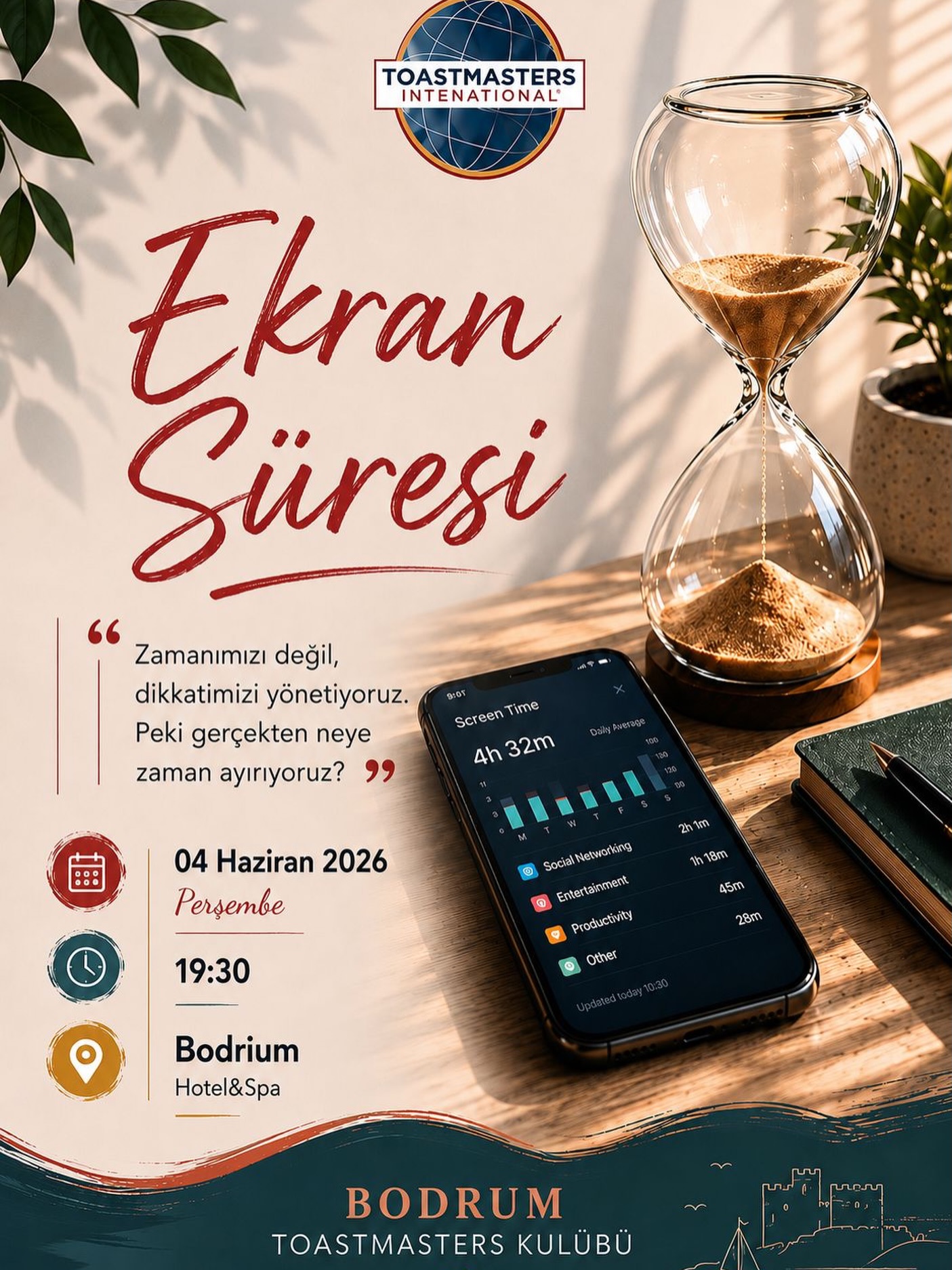 Ekran Süresi Etkinlik afişi
