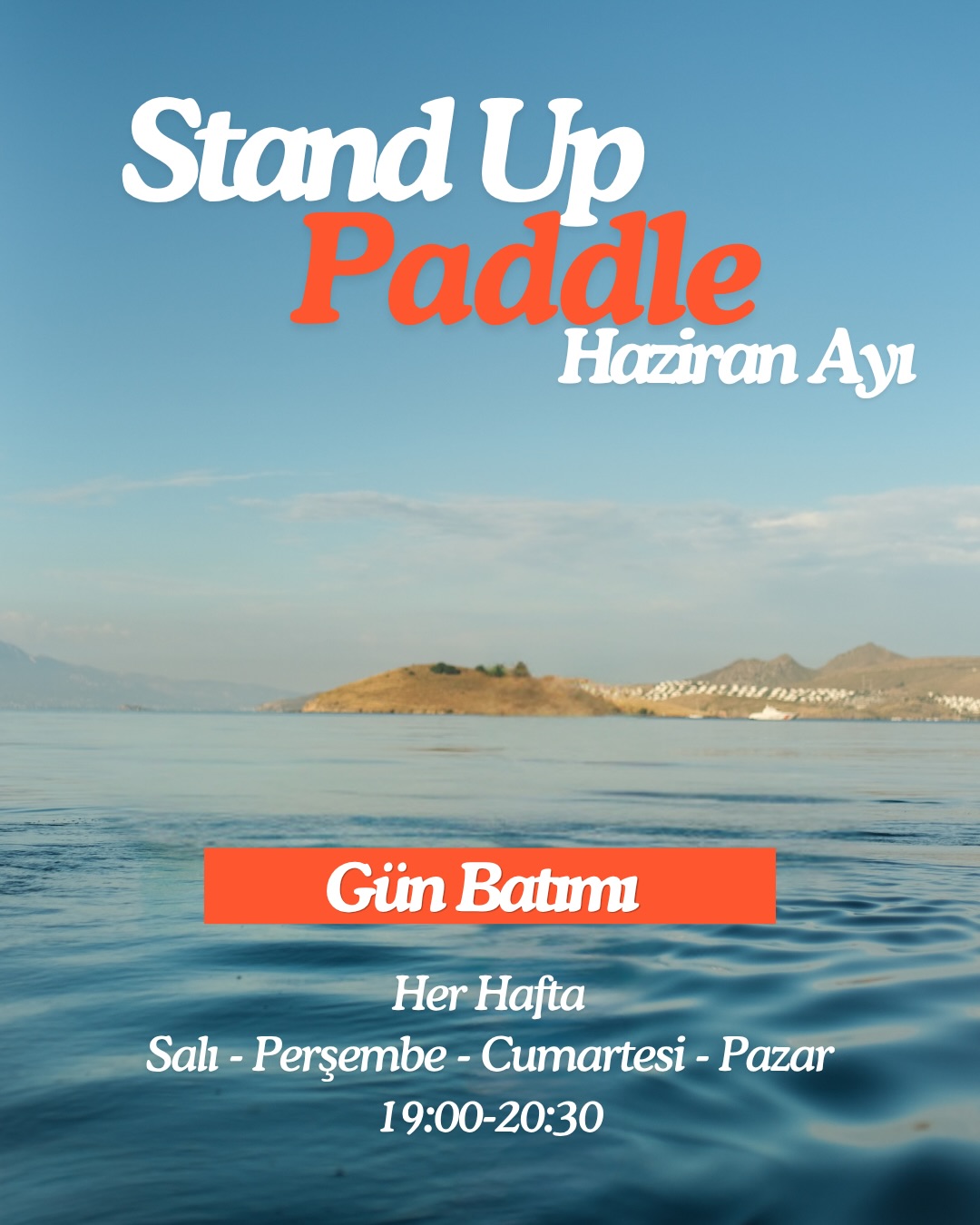 Gün Batımı — Stand Up Paddle Etkinlik afişi