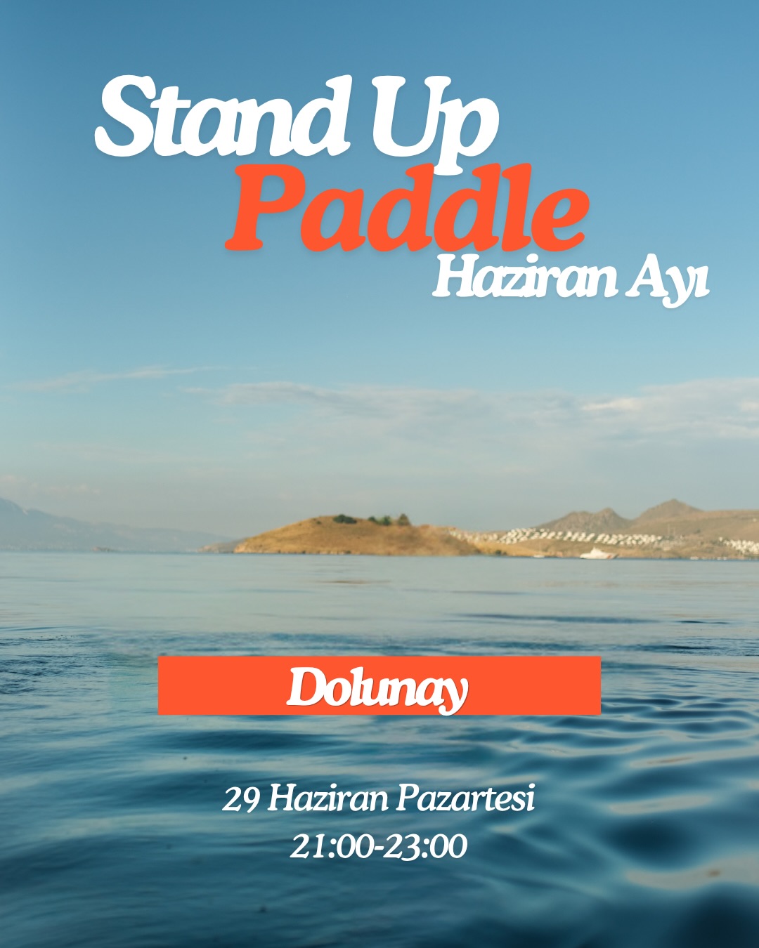 Dolunay - Stand Up Paddle Etkinlik afişi