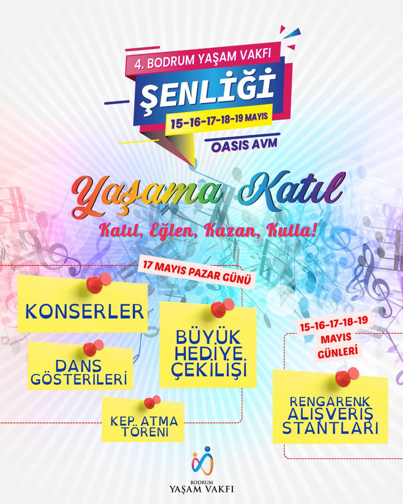 4. Bodrum Yaşam Vakfı Şenliği — Gün 4 Etkinlik afişi