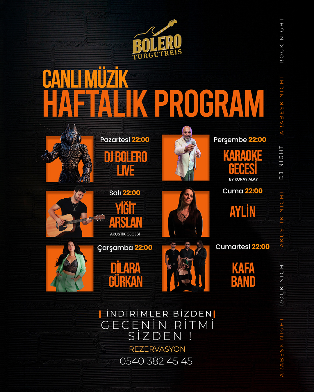 DJ Bolero Live Etkinlik afişi