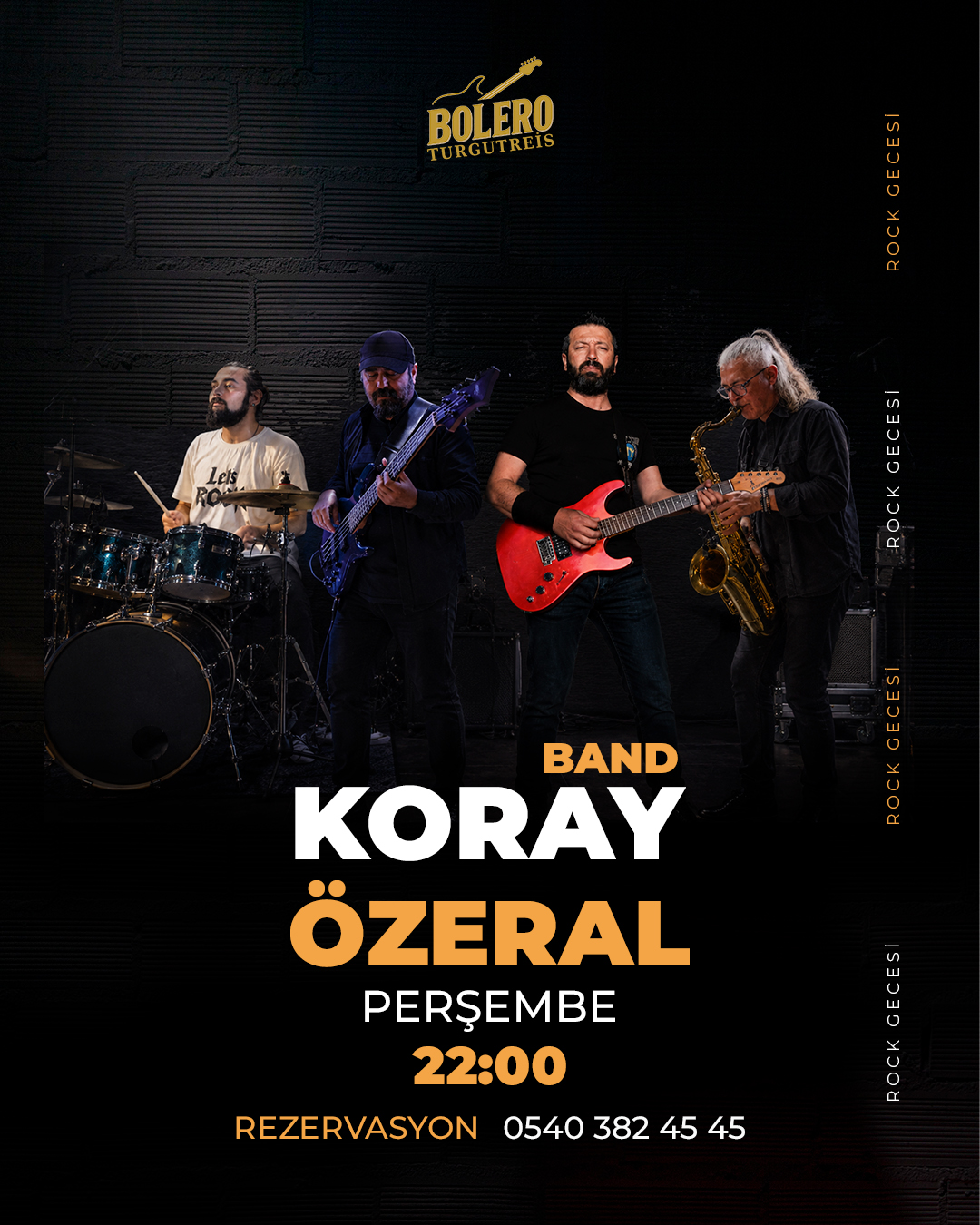 Koray Özeral Band Etkinlik afişi