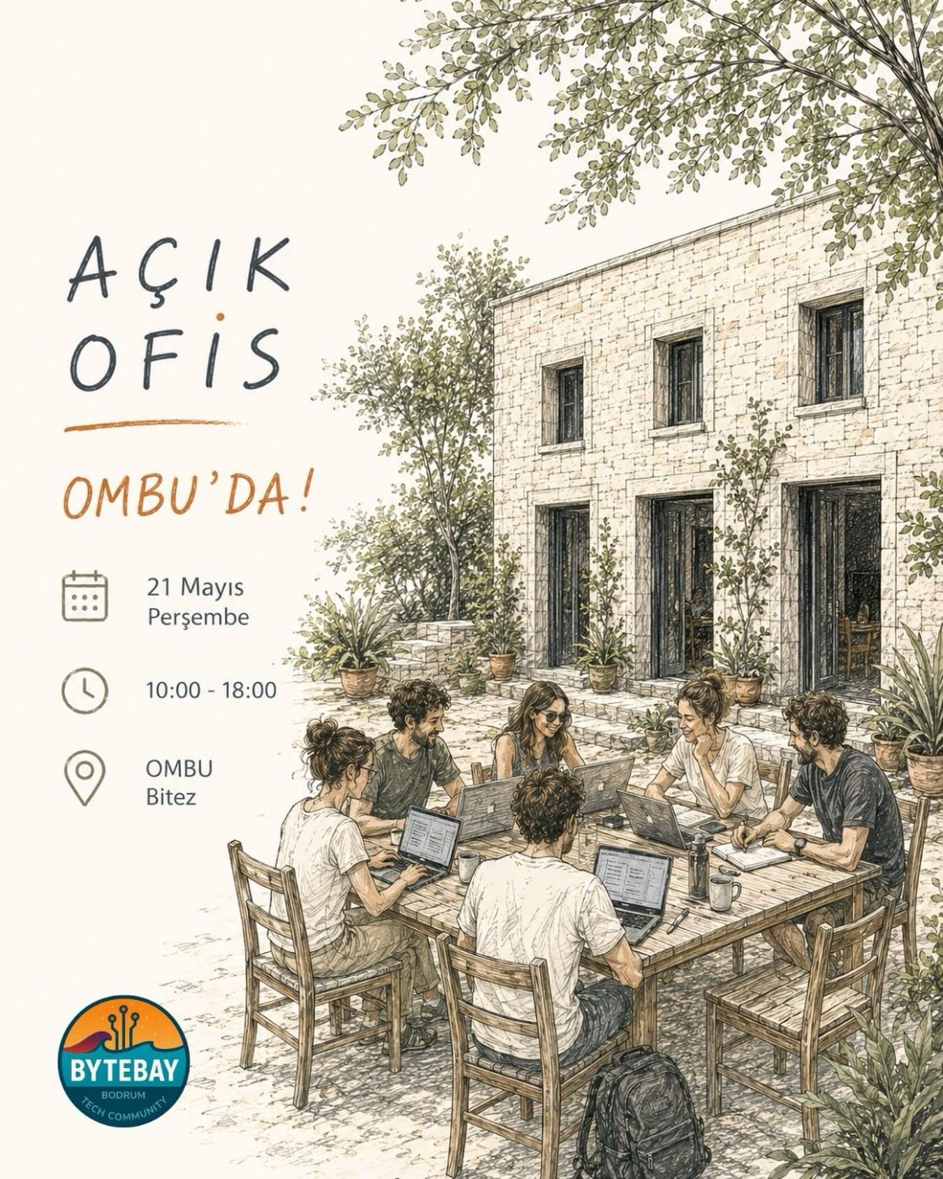 Açık Ofis — Ombu’da Etkinlik afişi