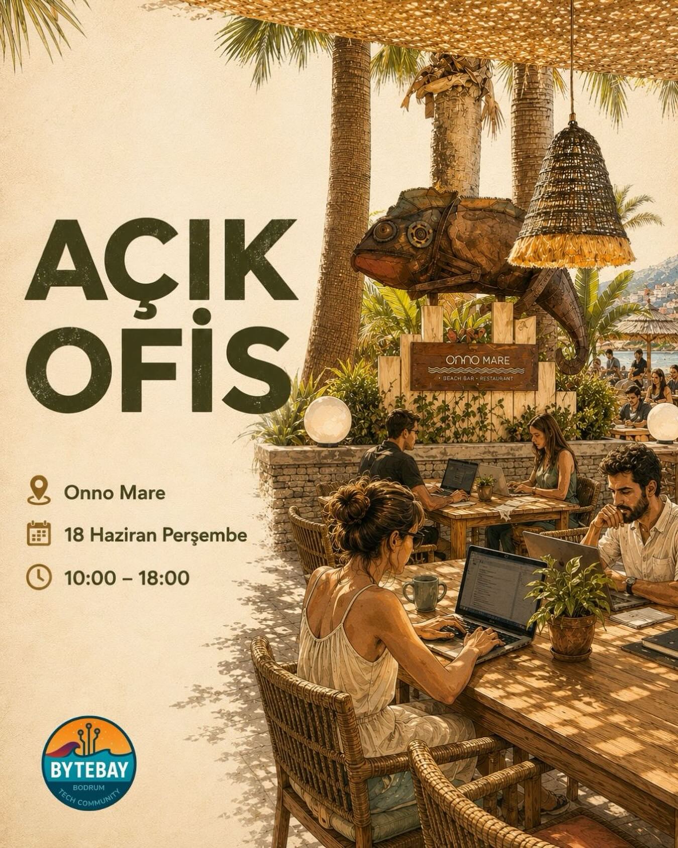 Açık Ofis Etkinlik afişi