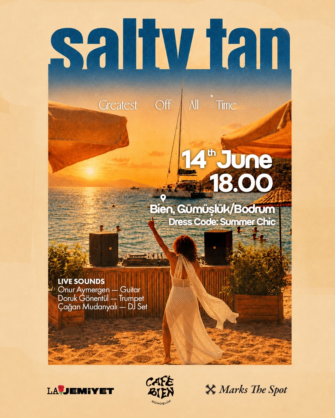 Salty Tan — Onur Aymergen Etkinlik afişi