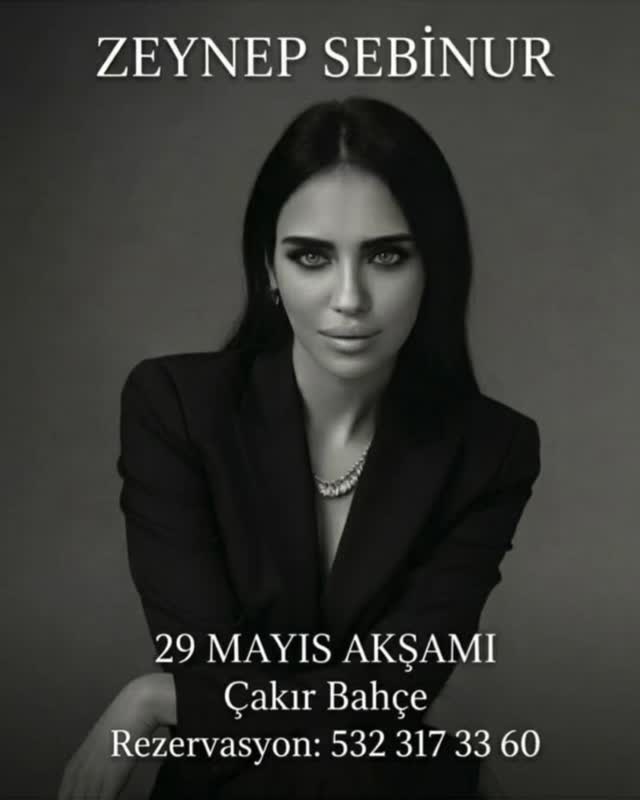 Zeynep Şebinur — Çakır Bahçe Etkinlik afişi