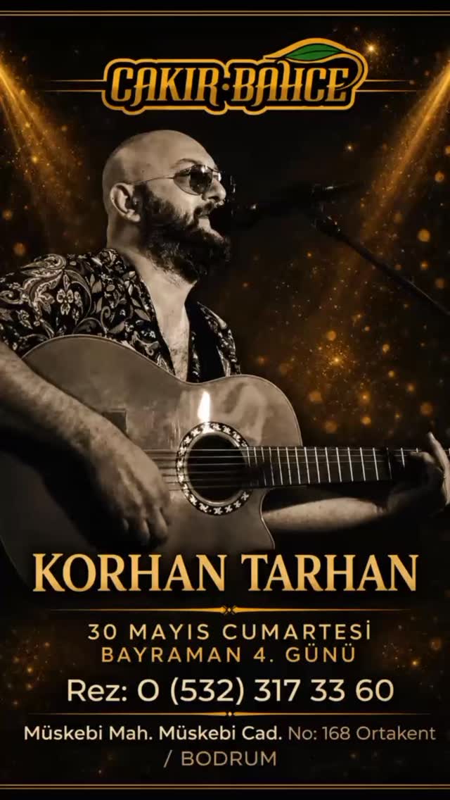 Korhan Tarhan — Çakır Bahçe Etkinlik afişi