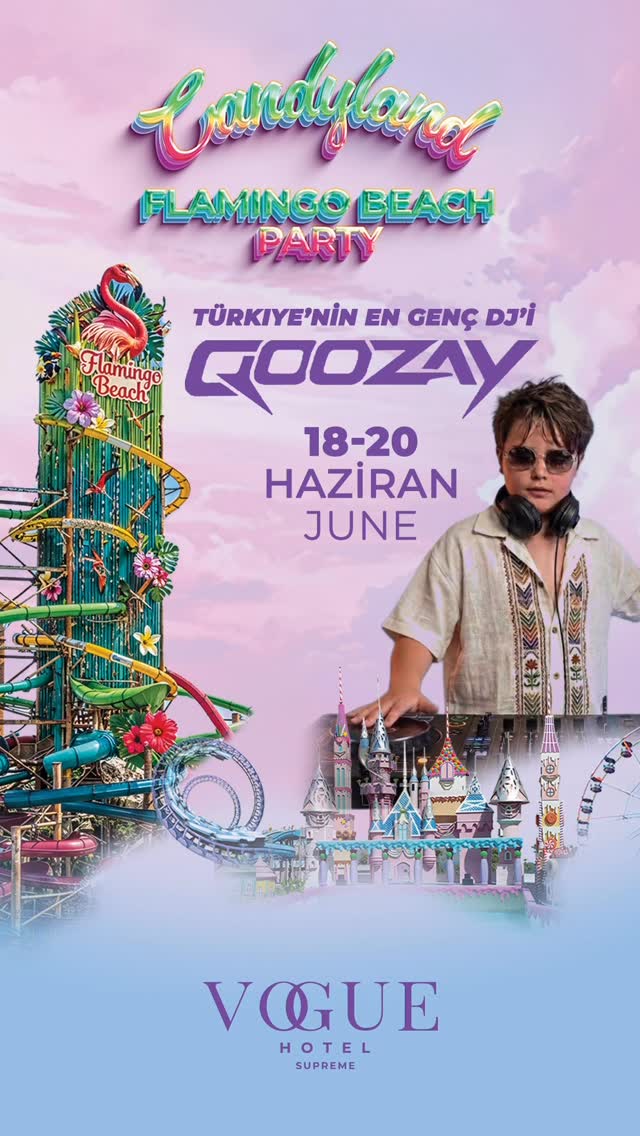Qoozay — Candyland Flamingo Beach Party Etkinlik afişi