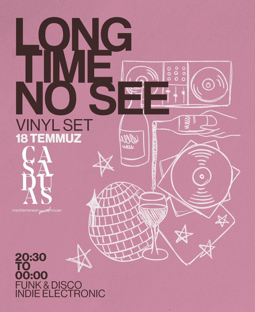 Long Time No See — Live Vinyl Set Etkinlik afişi